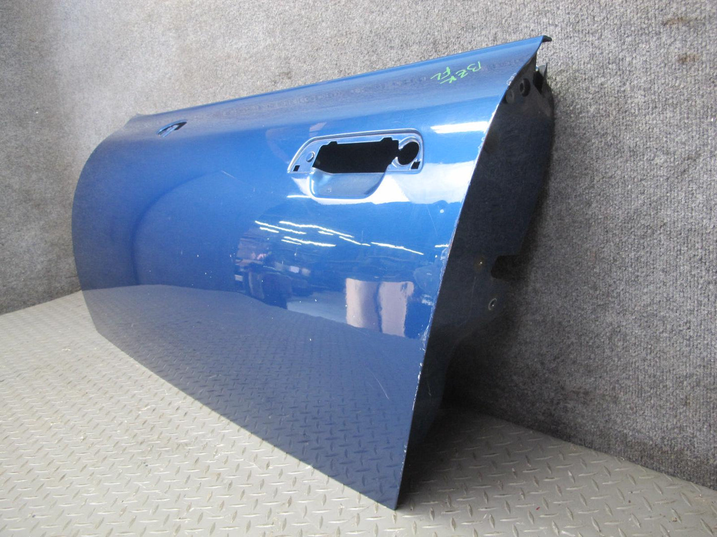 99-02 BMW E36/7 Z3 Left Driver Door Shell Panel Topas Blue OEM