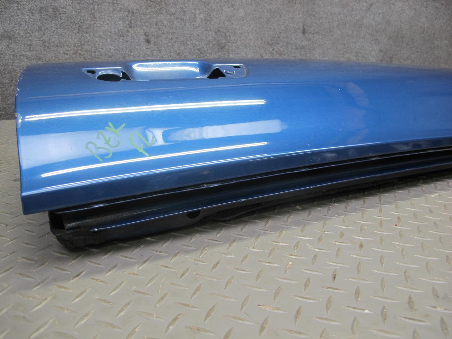 99-02 BMW E36/7 Z3 Left Driver Door Shell Panel Topas Blue OEM