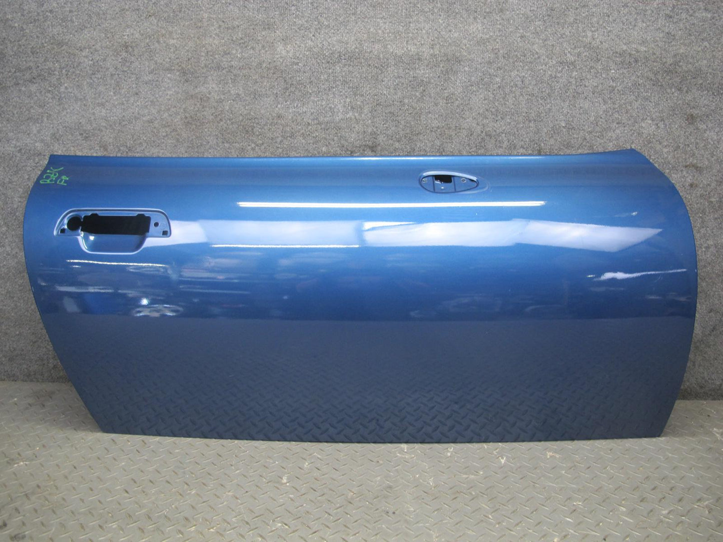 99-02 BMW E36/7 Z3 Right Passenger Door Shell Panel Topas Blue OEM