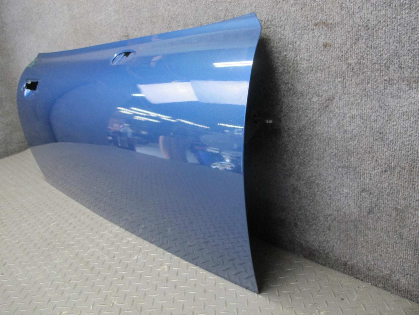 99-02 BMW E36/7 Z3 Right Passenger Door Shell Panel Topas Blue OEM