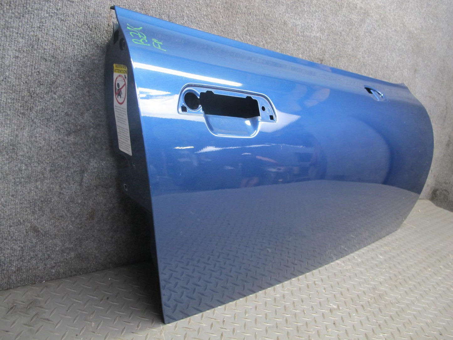 99-02 BMW E36/7 Z3 Right Passenger Door Shell Panel Topas Blue OEM