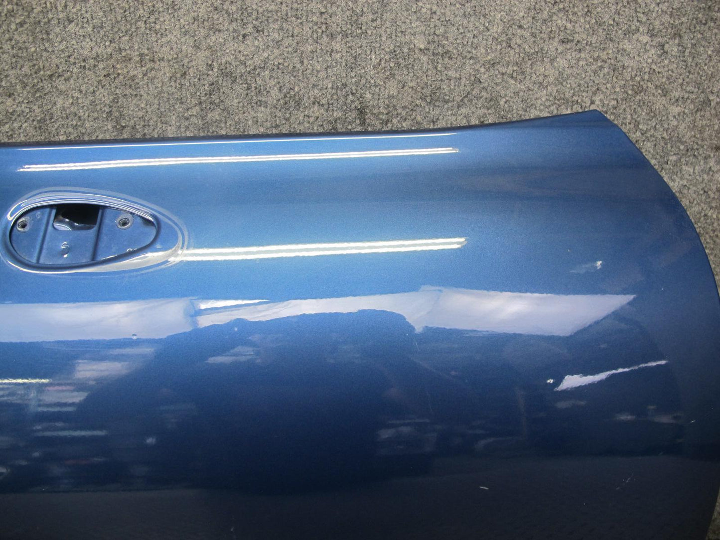 99-02 BMW E36/7 Z3 Right Passenger Door Shell Panel Topas Blue OEM