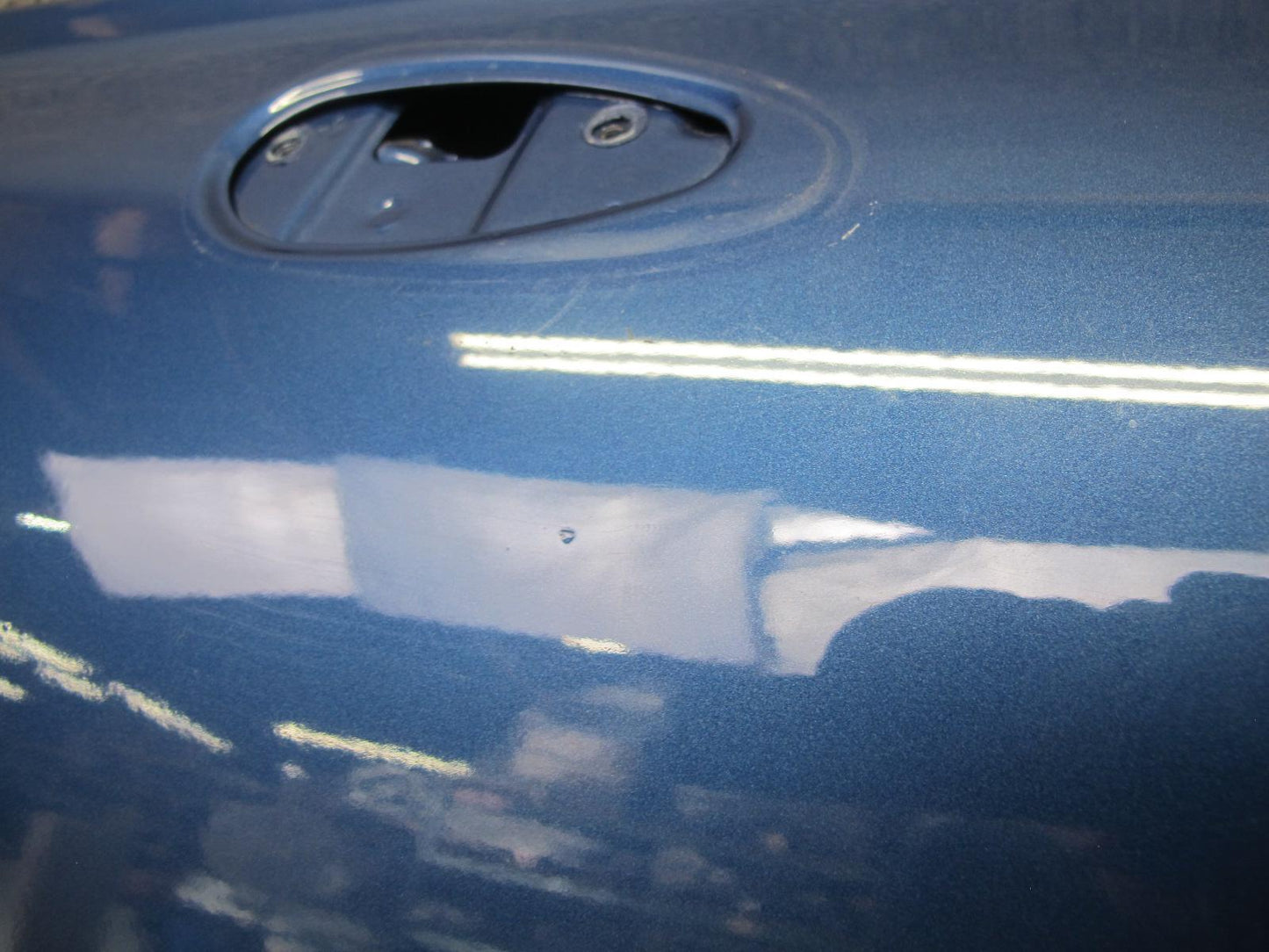 99-02 BMW E36/7 Z3 Right Passenger Door Shell Panel Topas Blue OEM