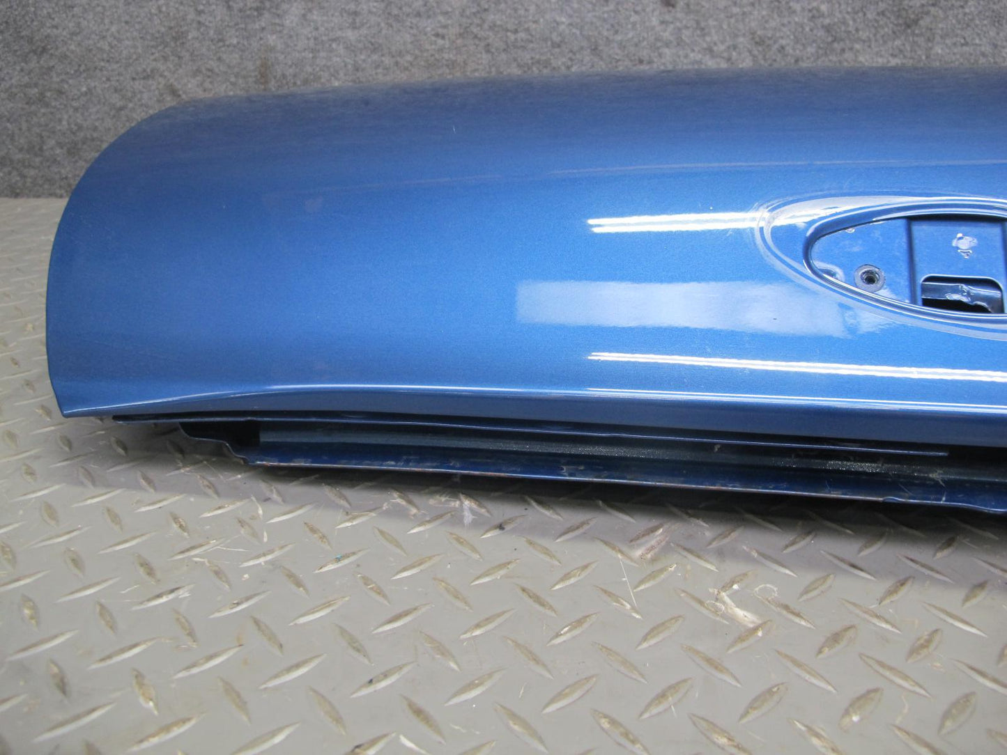 99-02 BMW E36/7 Z3 Right Passenger Door Shell Panel Topas Blue OEM