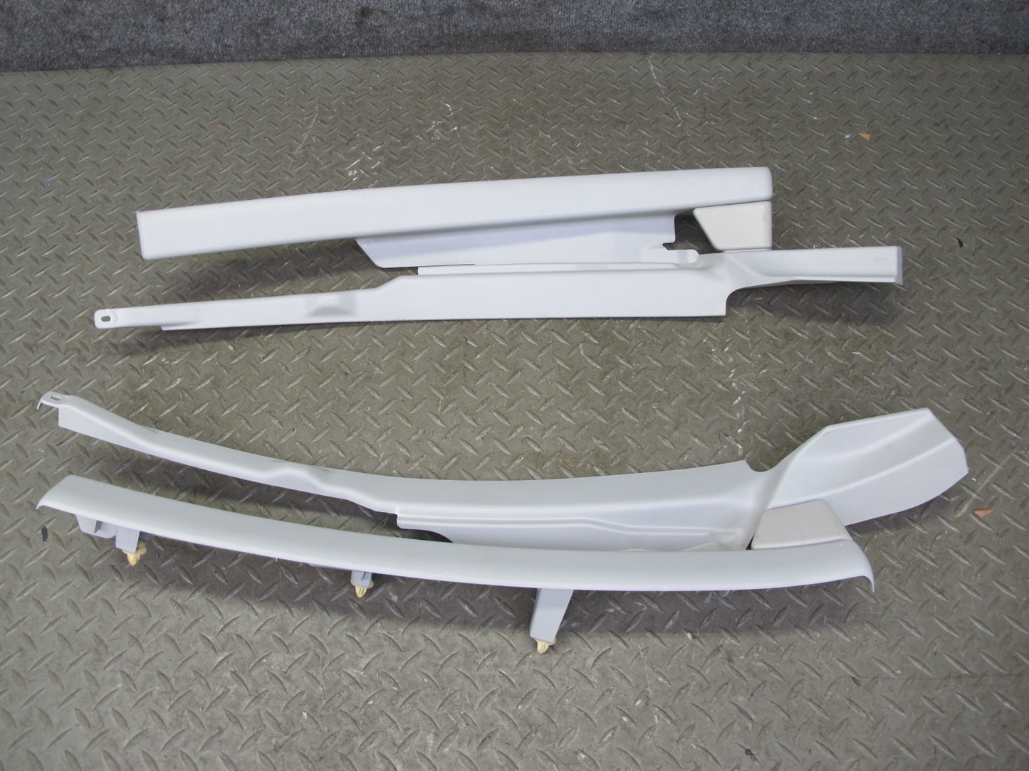 10-15 Lexus IS350 IS250 Convert Left & Right Roof Rail Trim Panel Set Gray OEM