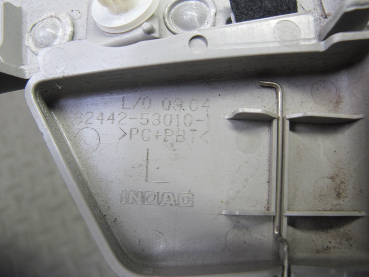 10-15 Lexus IS350 IS250 Convert Left & Right Roof Rail Trim Panel Set Gray OEM