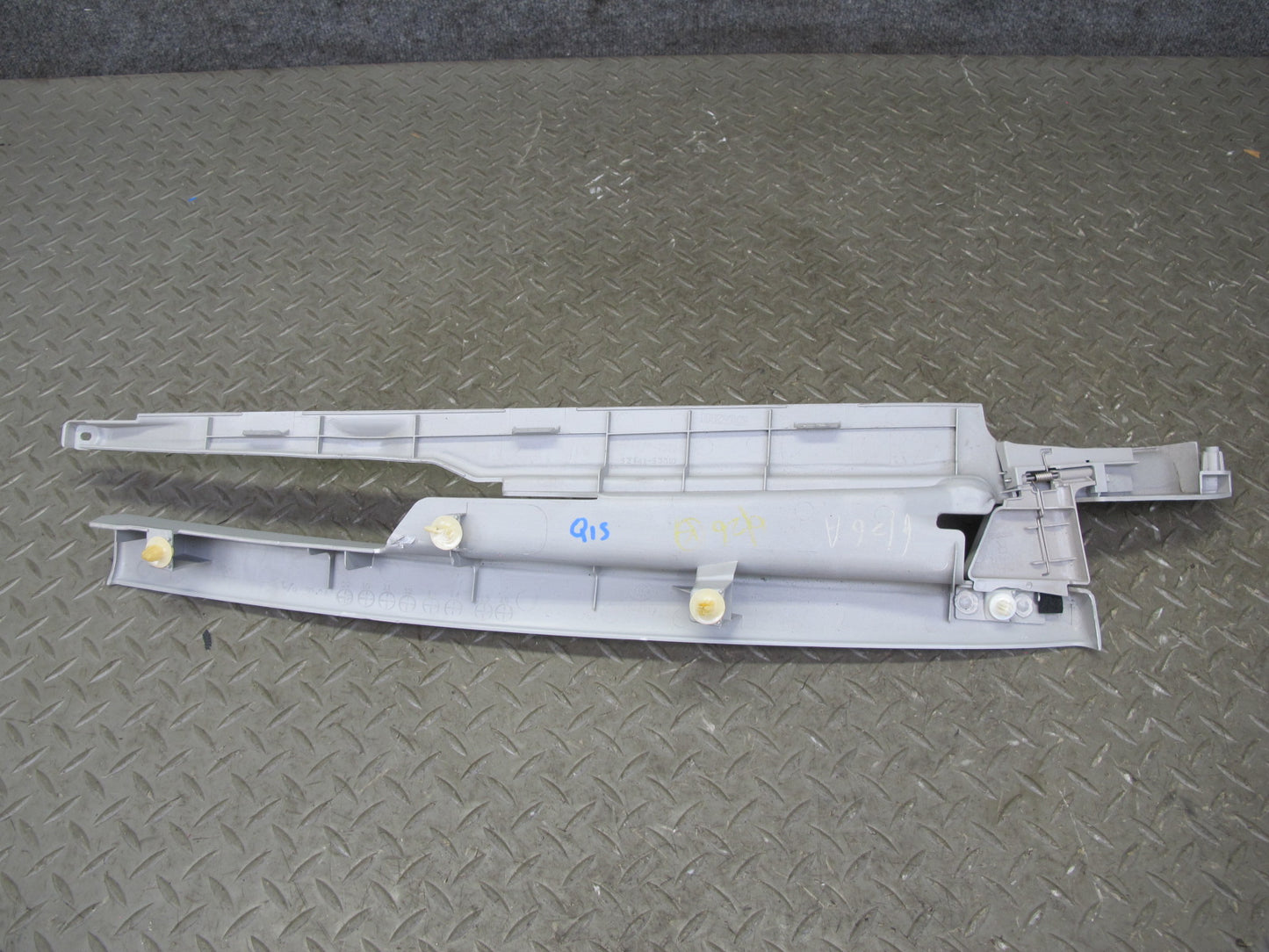 10-15 Lexus IS350 IS250 Convert Left & Right Roof Rail Trim Panel Set Gray OEM