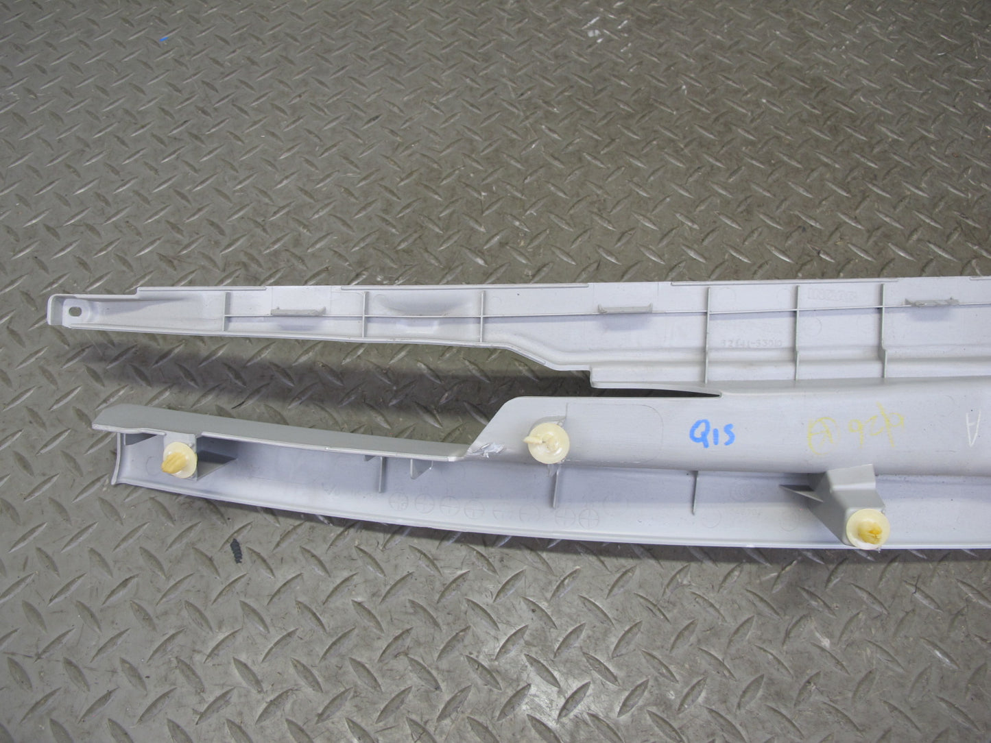 10-15 Lexus IS350 IS250 Convert Left & Right Roof Rail Trim Panel Set Gray OEM