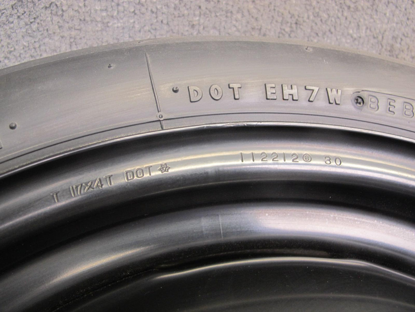 08-14 Subaru Impreza WRX Emergency 17" R17 Spare Tire Wheel 17x4T ET30 5x100 OEM