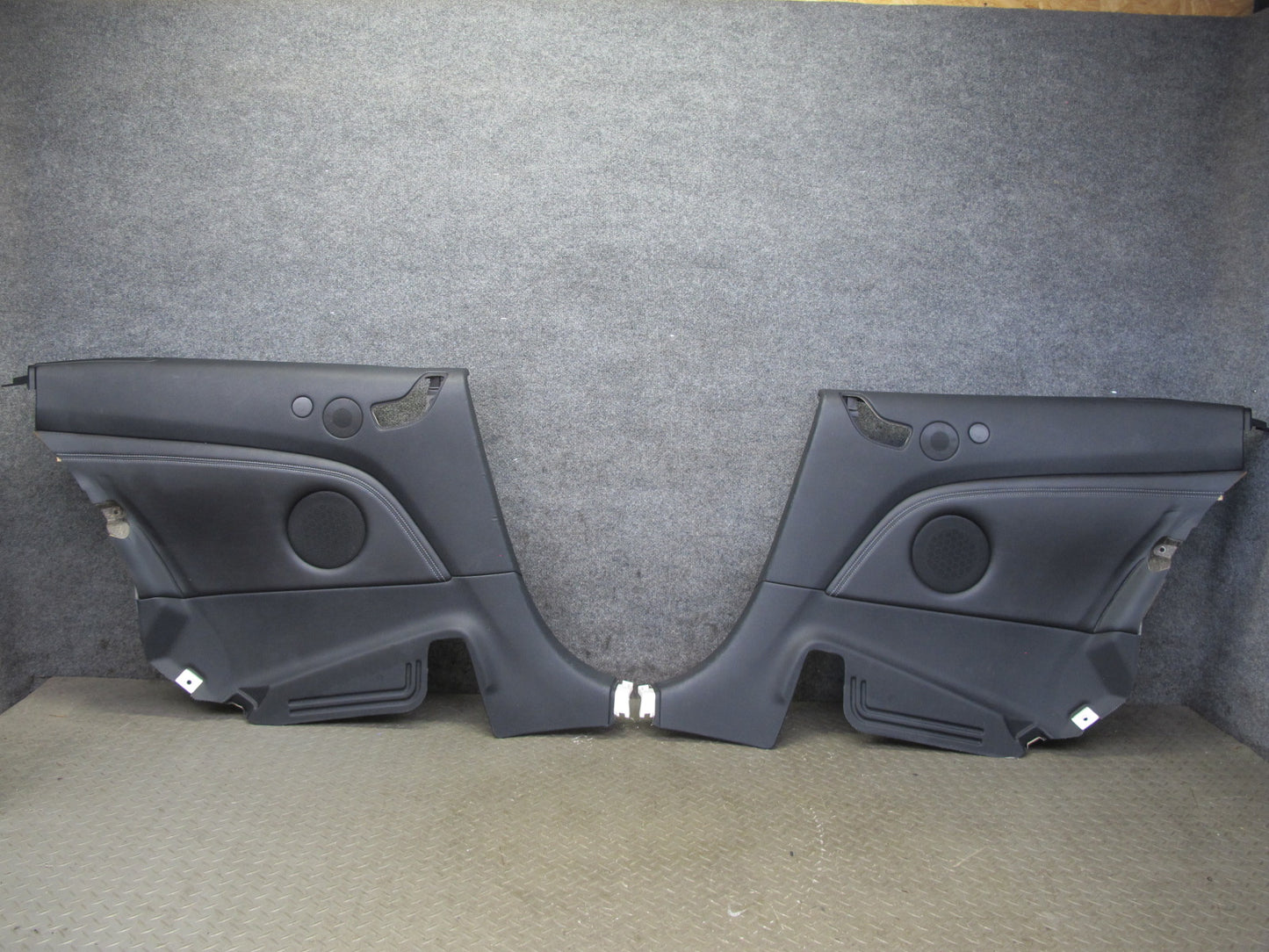 2010 Lexus IS350 IS250 Conv Rear Quarter Interior Trim Cover Panel Set Black OEM