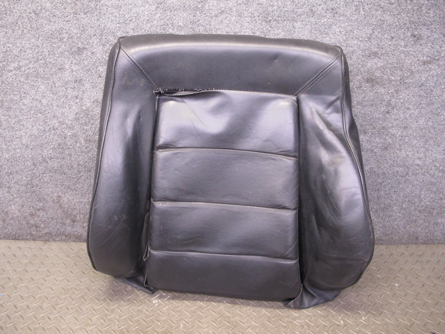 86-88 Volkswagen Scirocco MK2 Front Right Seat Upper Leather Cushion Black OEM