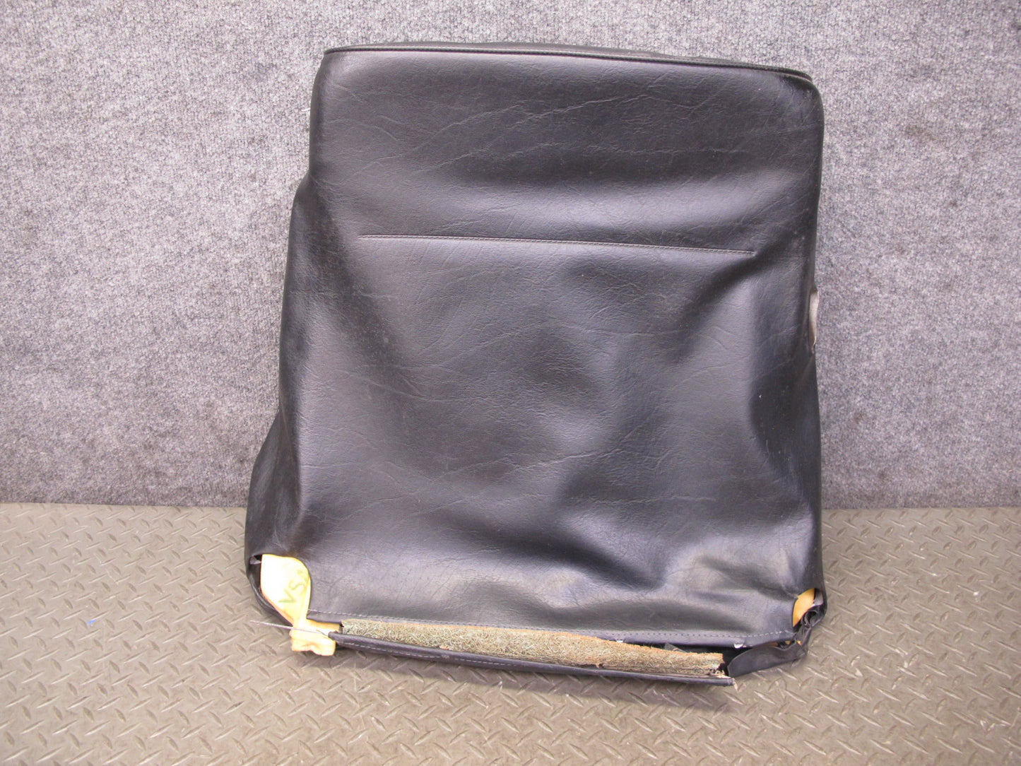 86-88 Volkswagen Scirocco MK2 Front Right Seat Upper Leather Cushion Black OEM