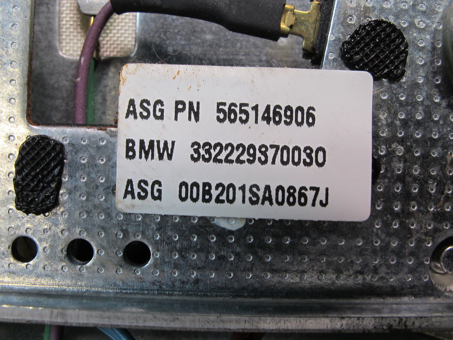 99-02 BMW Z3 E36 FRONT LEFT DRIVER SIDE STEERING WHEEL SRS AIRBAG OEM