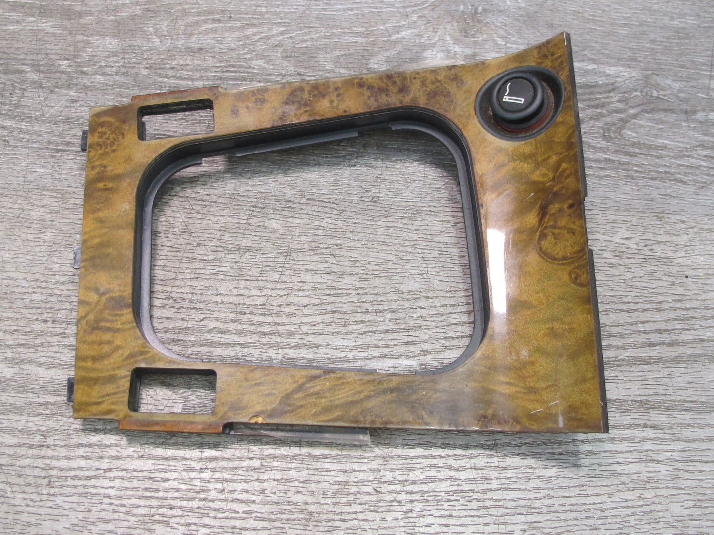 00-02 BMW E36/7 Z3 Center Console Shifter & Switch Wood Trim Cover Set OEM