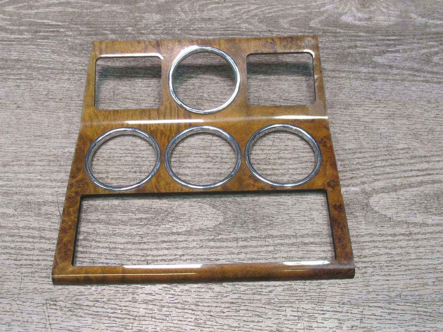 00-02 BMW E36/7 Z3 Center Console Shifter & Switch Wood Trim Cover Set OEM