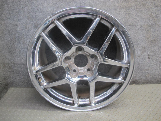97-04 Chevrolet Corvette C5 Aftermarket R18" Chrome Alloy Wheel Rim 18x9.5J ET65