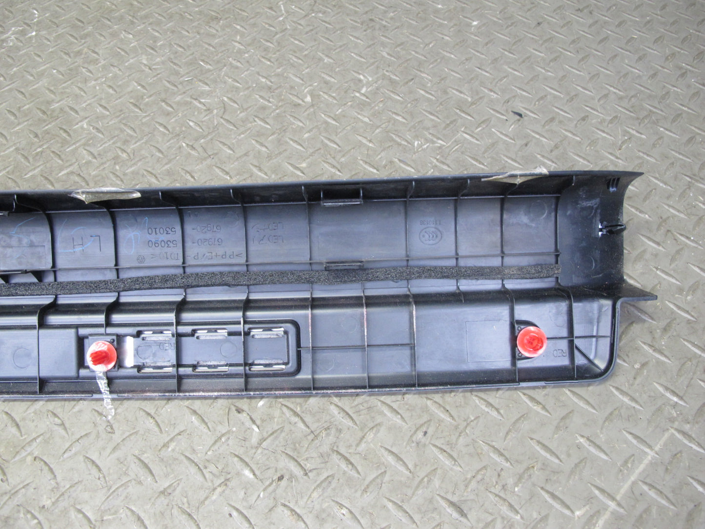 10-15 Lexus IS350 IS250 Convertible Left Side Door Sill Scuff Plate w Light OEM