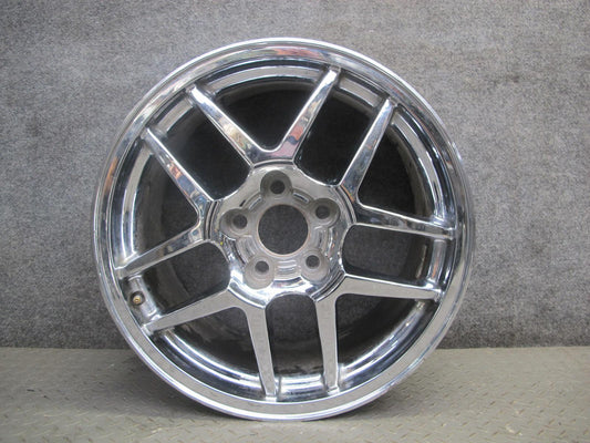 97-04 Chevrolet Corvette C5 Aftermarket R18" Chrome Alloy Wheel Rim 18x9.5J ET65