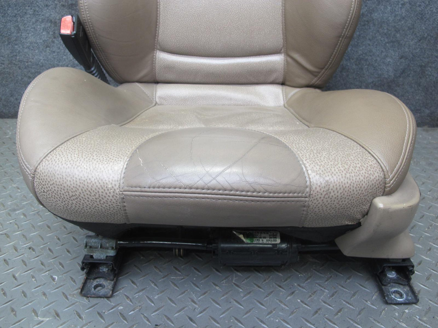 00-02 BMW E36/7 Z3 Set of 2 Left & Right Sport Heated Leather Seat Beige OEM