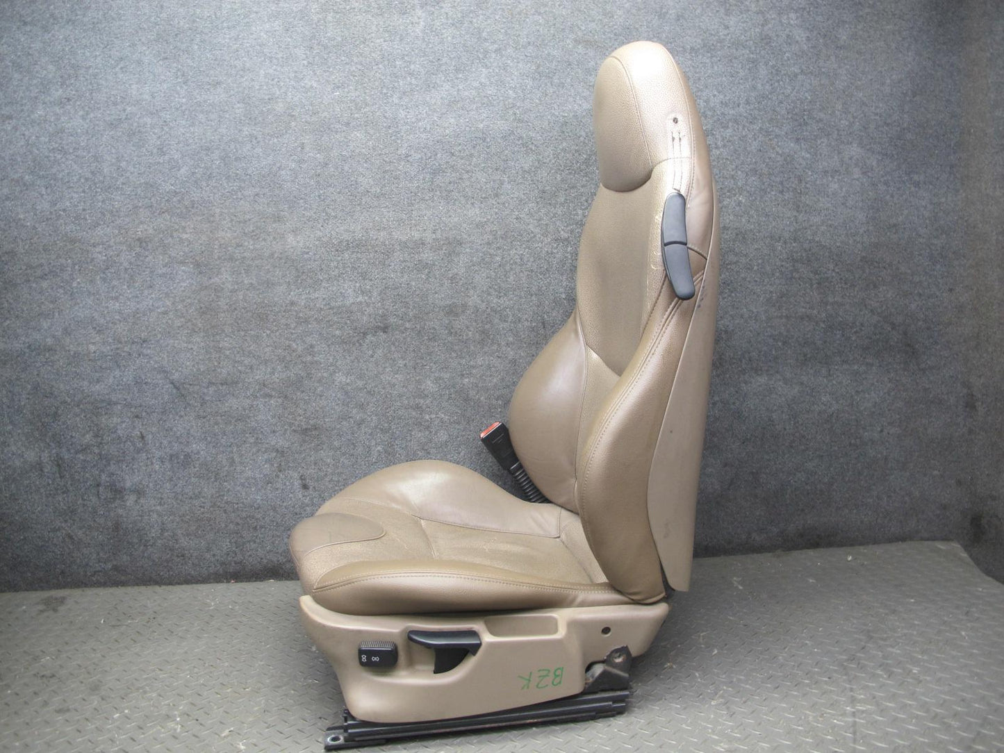 00-02 BMW E36/7 Z3 Set of 2 Left & Right Sport Heated Leather Seat Beige OEM