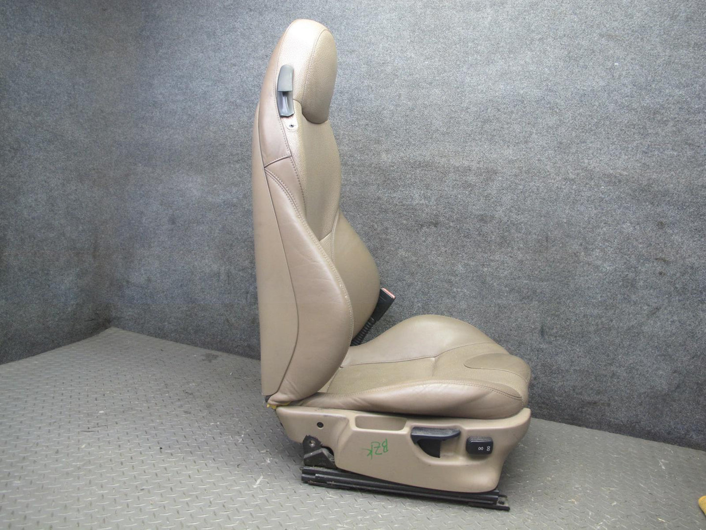 00-02 BMW E36/7 Z3 Set of 2 Left & Right Sport Heated Leather Seat Beige OEM