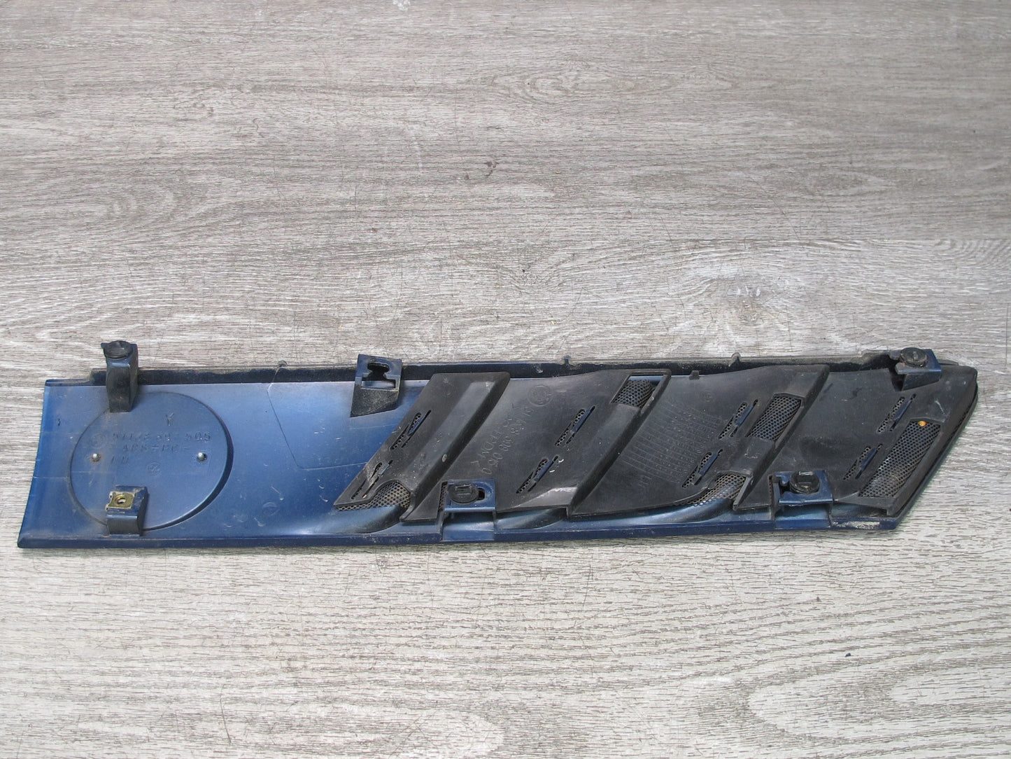 96-02 BMW E36/7 Z3 Set of 2 Front Right & Left Fender Vent Trim Cover Blue OEM