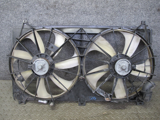 09-12 Lexus IS250 Engine Radiator Cooling Dual Fan Motor w Shroud Assy OEM