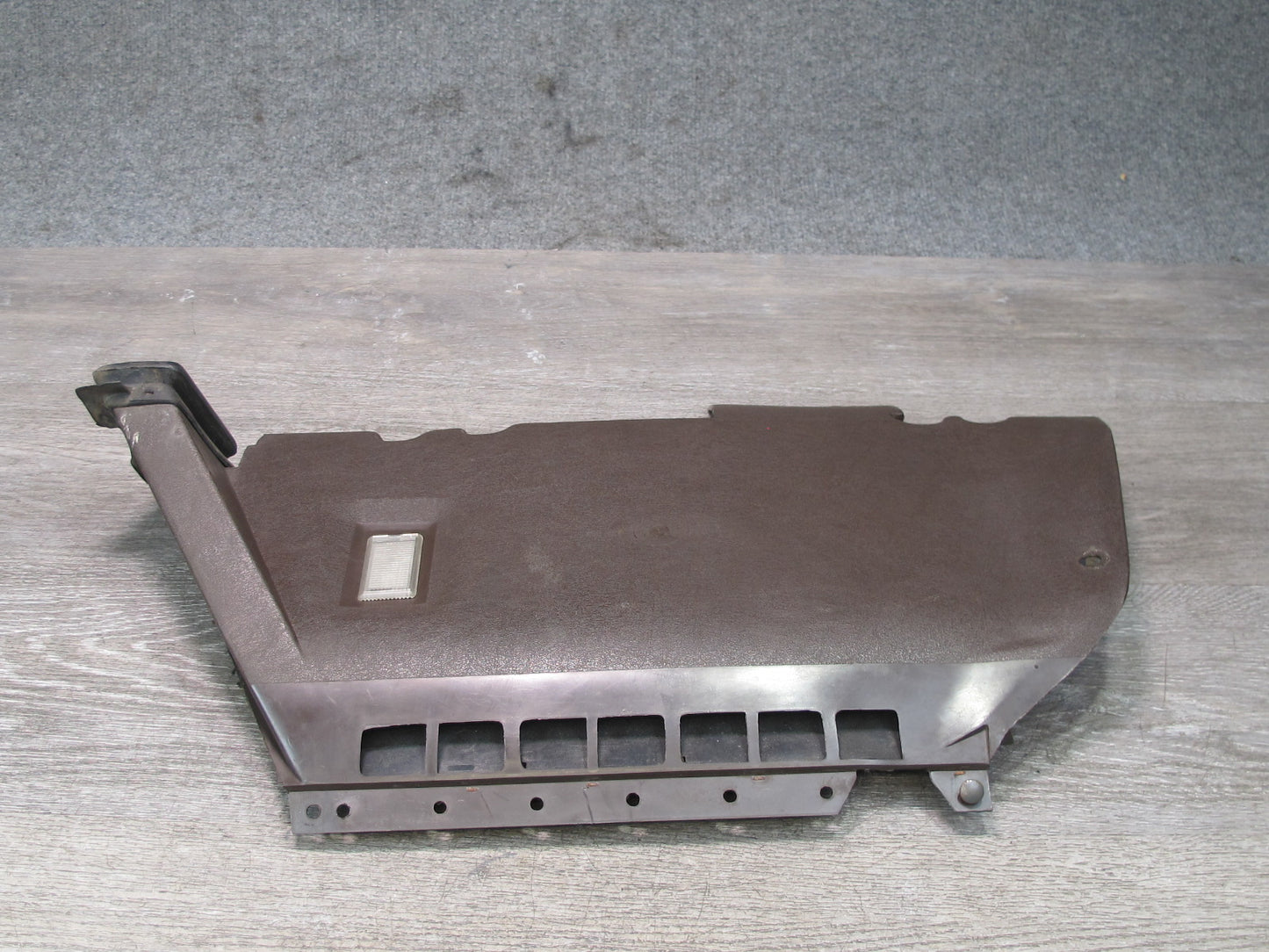 73-85 Mercedes R107 Sl-class Dash Lower Left Kick Trim Cover Panel Brown OEM