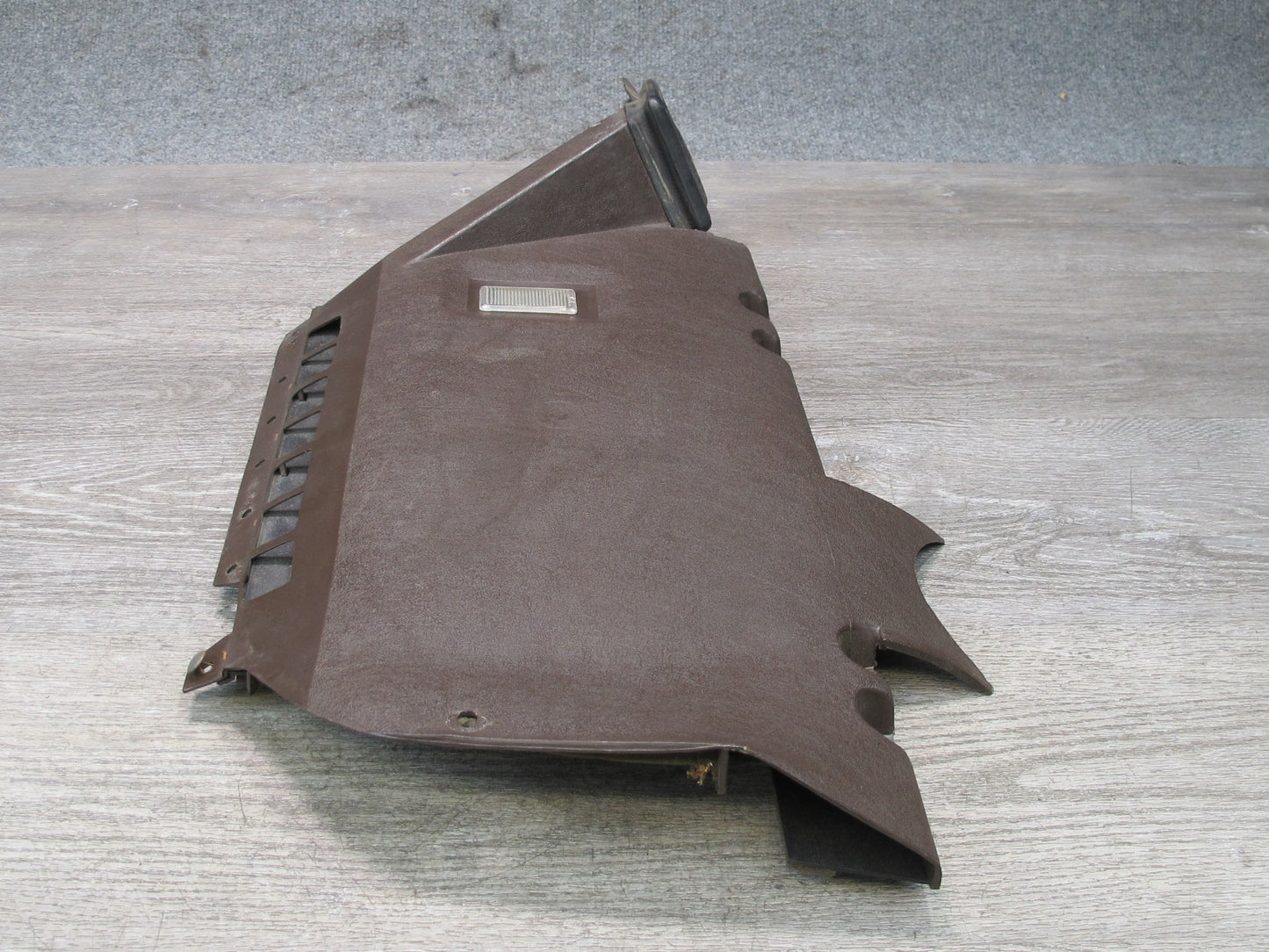 73-85 Mercedes R107 Sl-class Dash Lower Left Kick Trim Cover Panel Brown OEM