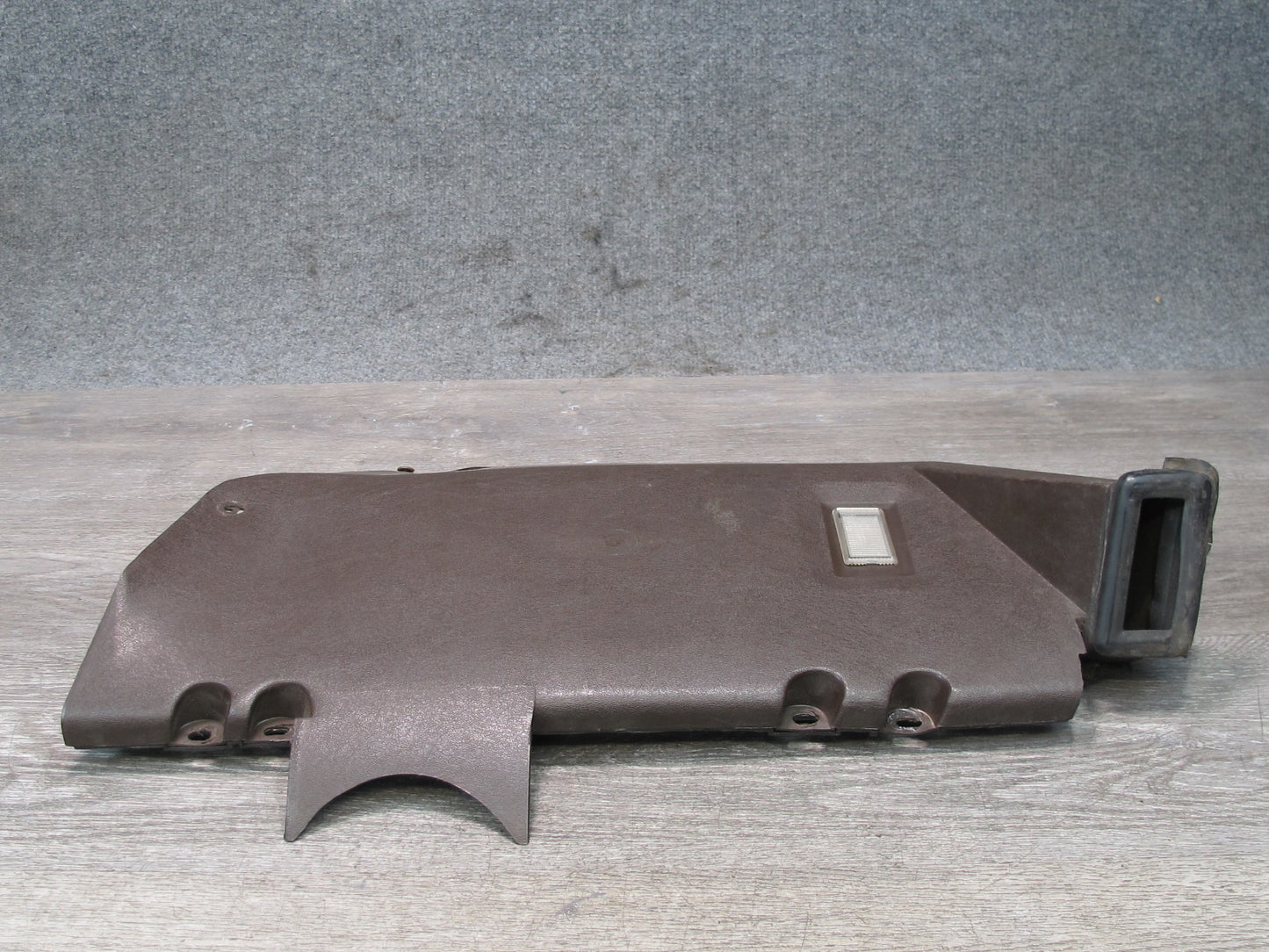73-85 Mercedes R107 Sl-class Dash Lower Left Kick Trim Cover Panel Brown OEM