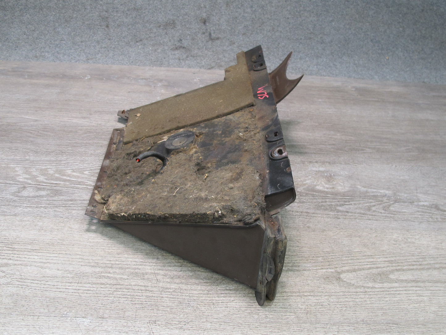 73-85 Mercedes R107 Sl-class Dash Lower Left Kick Trim Cover Panel Brown OEM