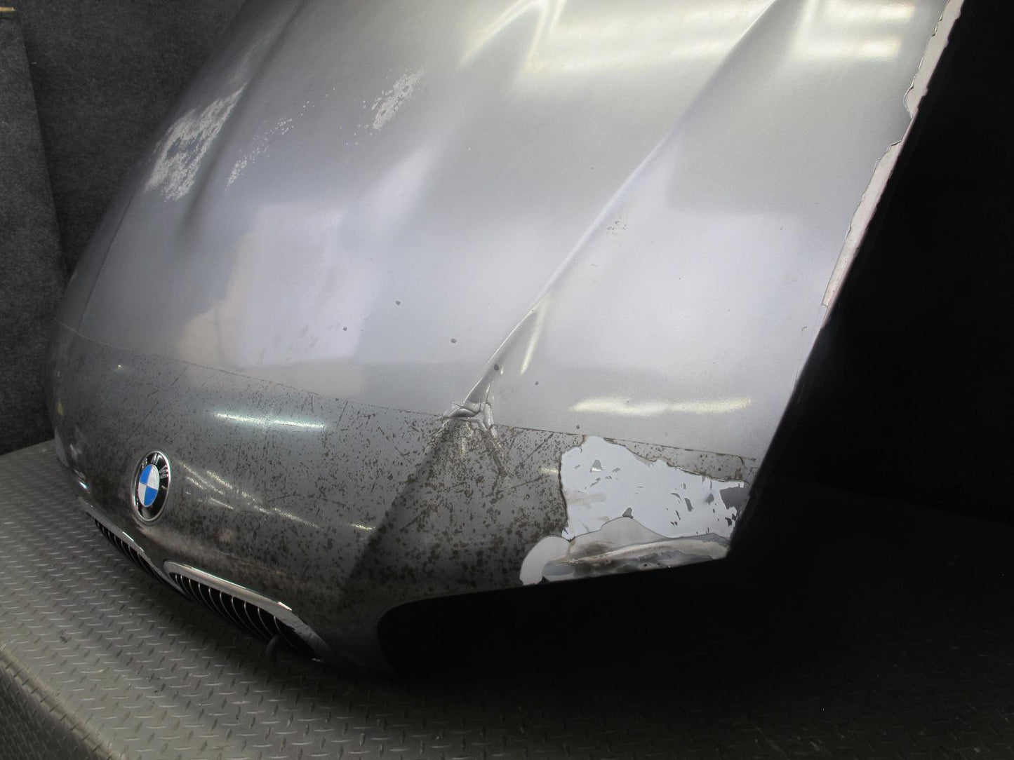 2001-2006 BMW E46 M3 S54 Convertible Coupe Front Hood Bonnet Panel Shell Silver