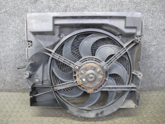01-02 BMW E36/7 Z3 M54 S54 Engine Radiator Pusher Fan w Housing 6905617 OEM
