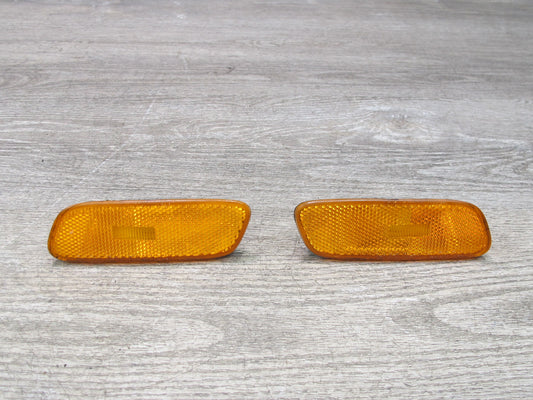 92-00 Lexus JZZ31L SC300 SC400 Set of 2 Front Marker Light Lamp Reflectors OEM