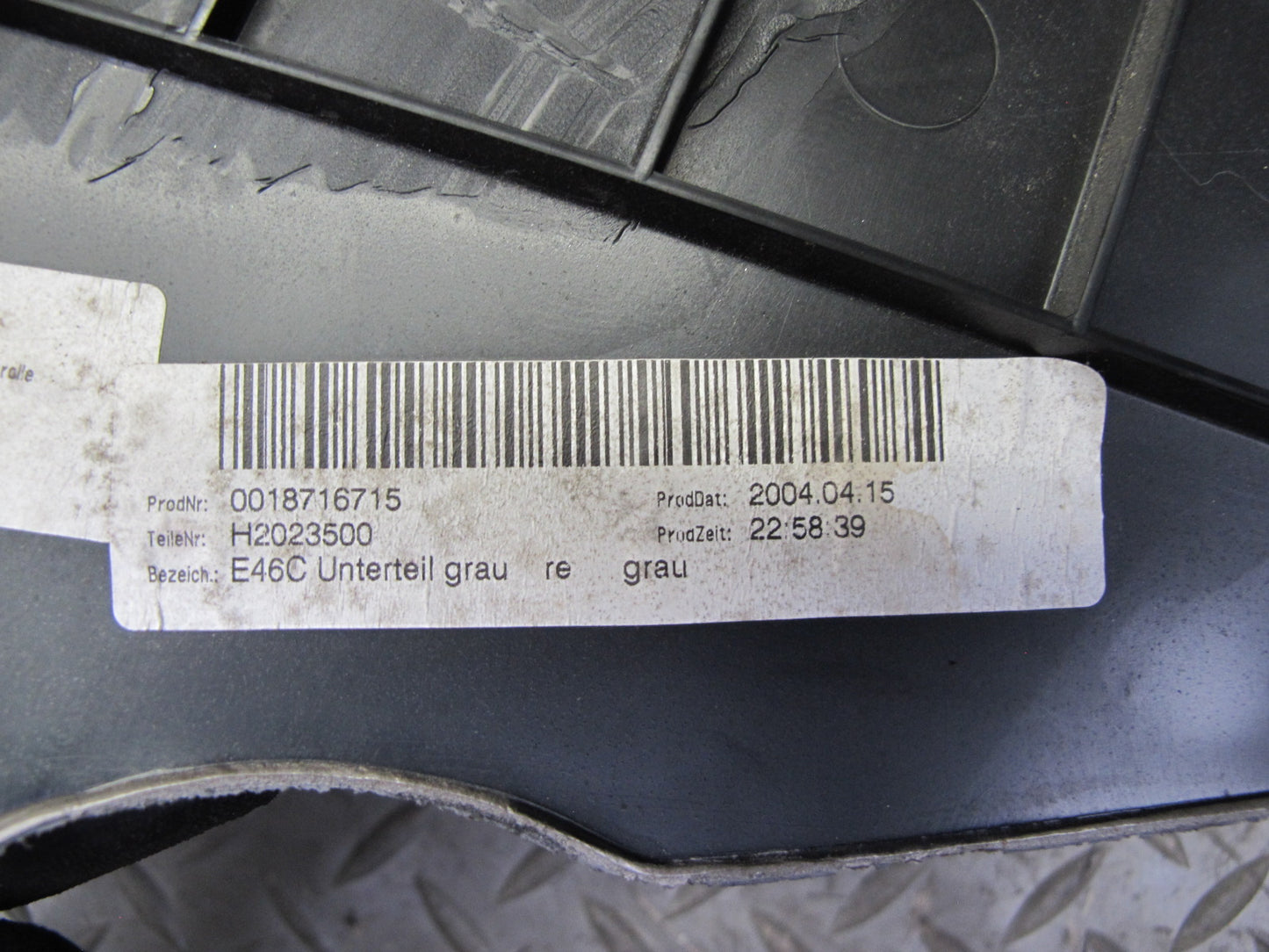 2001-2006 BMW E46 M3 S54 Convertible Rear Right Lateral Quarter Panel Trim Set