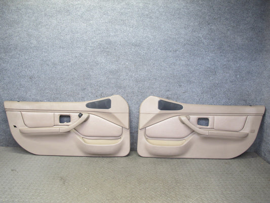 00-02 BMW E36/7 Z3 Roadster Set of 2 Front Door Interior Trim Cover Panel OEM