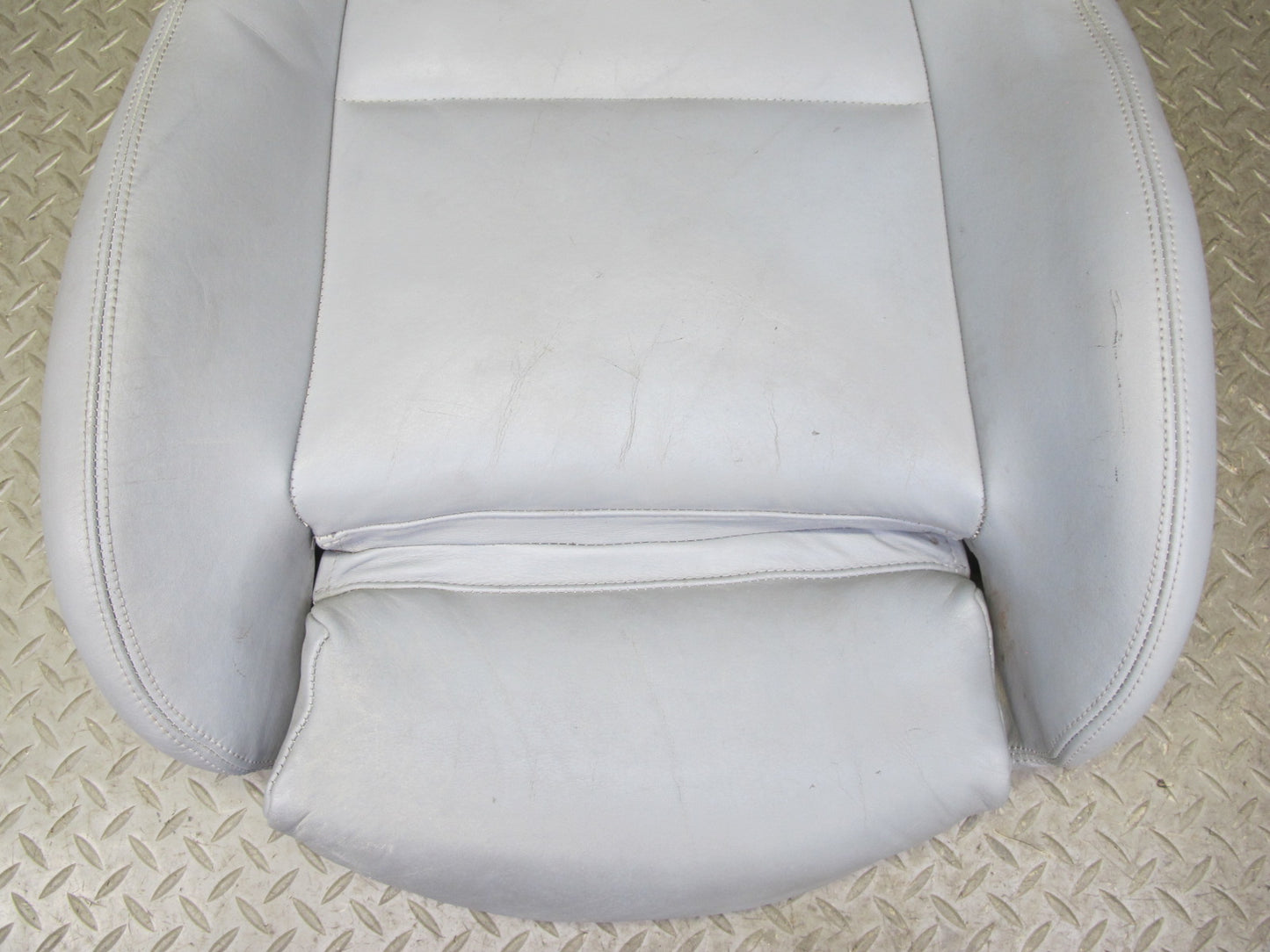 2001-2006 BMW E46 M3 Convertible Front Right Leather Seat Lower Cushion Gray