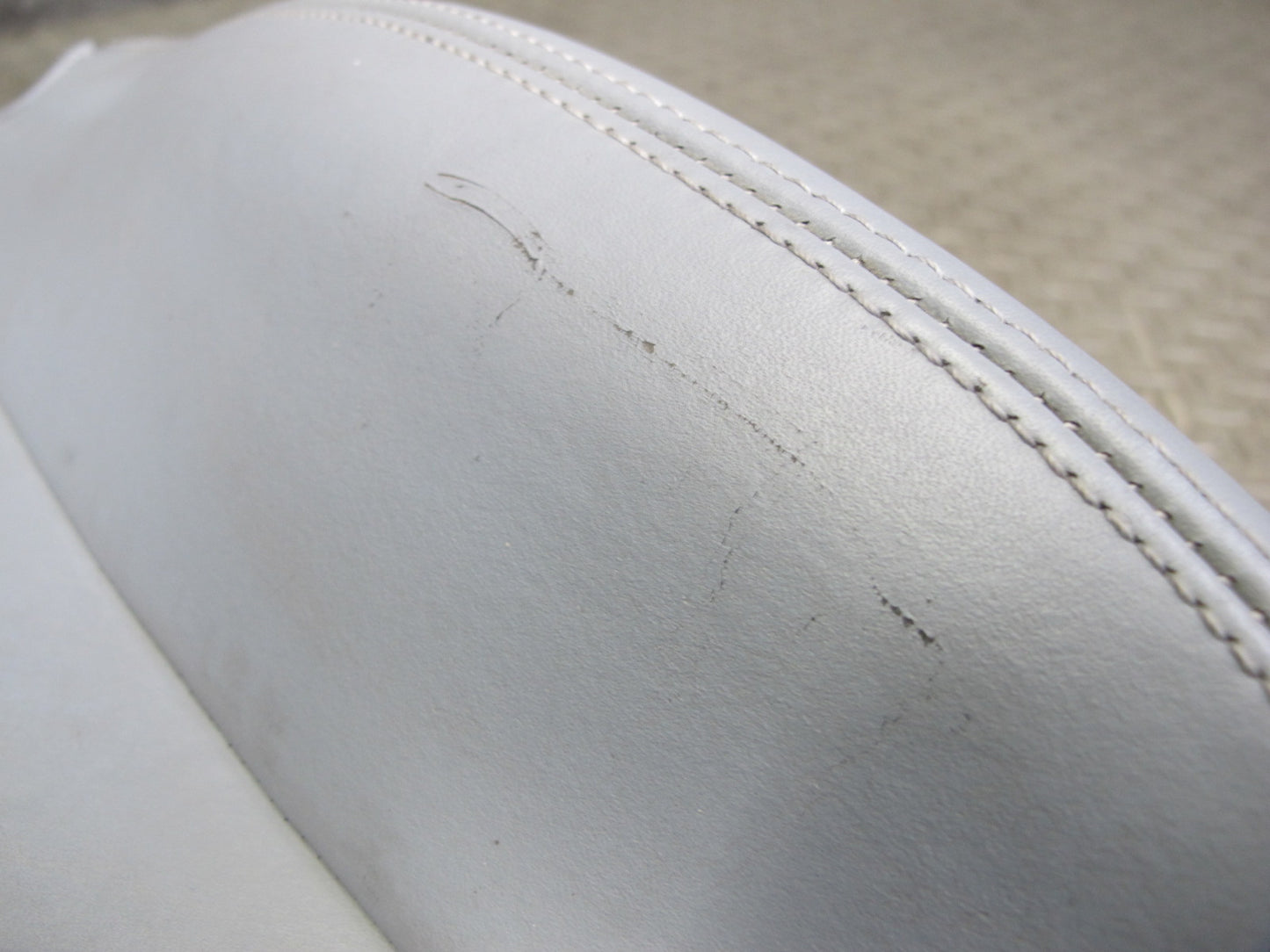 2001-2006 BMW E46 M3 Convertible Front Right Leather Seat Lower Cushion Gray