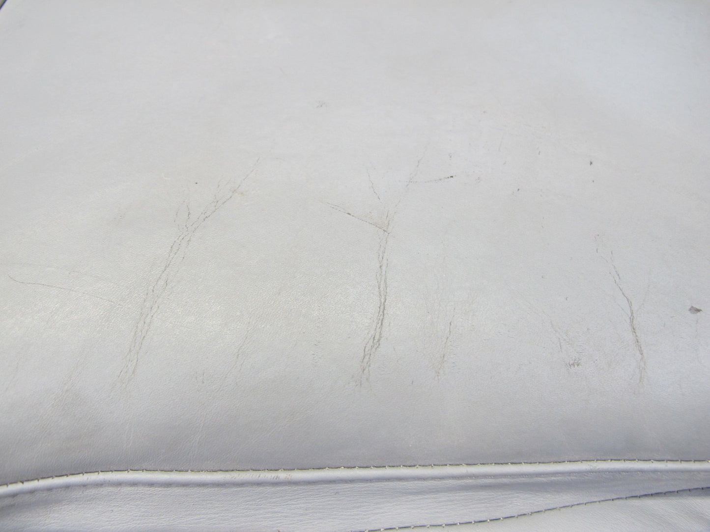 2001-2006 BMW E46 M3 Convertible Front Right Leather Seat Lower Cushion Gray