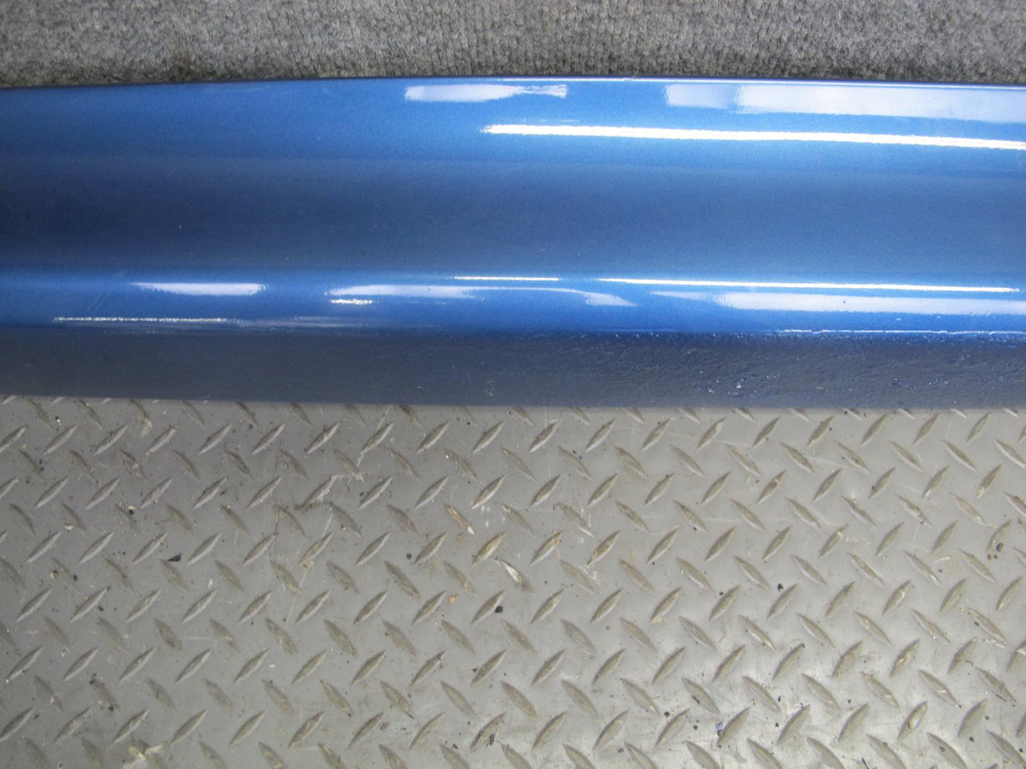 97-02 BMW E36/7 Z3 Right Side Skirt Rocker Panel Molding Topas Blue OEM