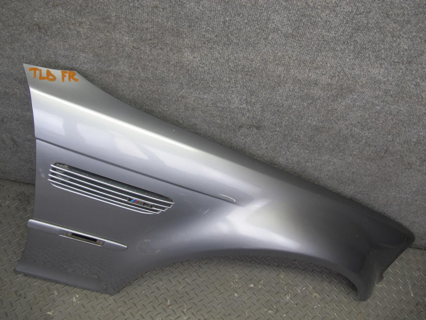 2001-2006 BMW E46 M3 S54 Front Right Passenger Side Fender Panel Shell Silver