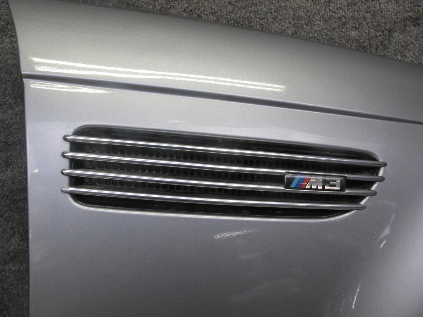 2001-2006 BMW E46 M3 S54 Front Right Passenger Side Fender Panel Shell Silver