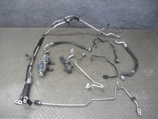 92-93 Lexus SC300 9pcs A/C Hose Line Pipe w Dryer & Pressure Regulator Set OEM