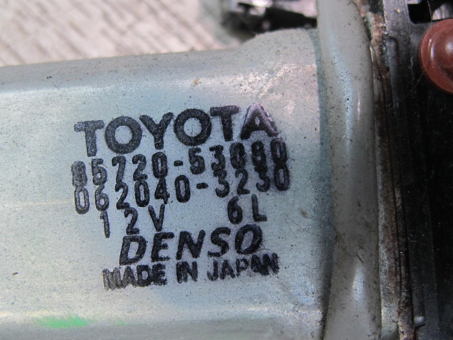 10-15 Lexus IS350 IS250 Convertible Rear Left Window Regulator w Motor OEM