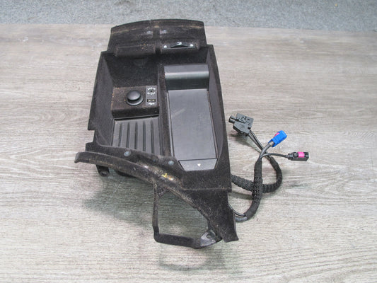 11-16 BMW F10 5-SERIES 550i Center Console Armrest Storage w AUX & Lighter OEM