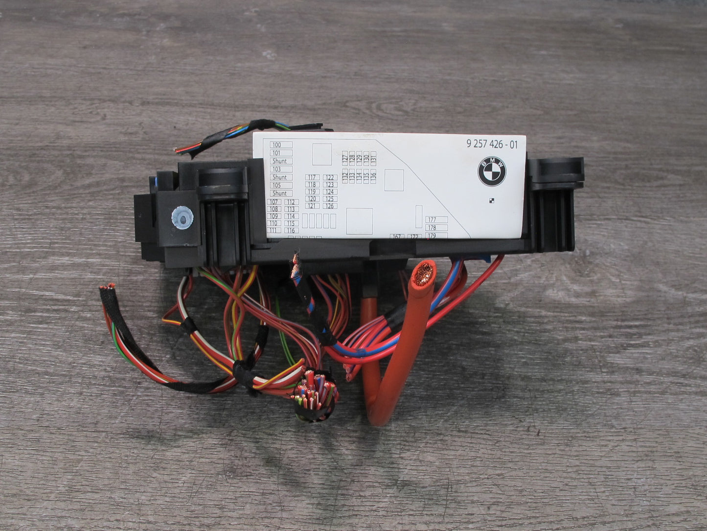 11-13 BMW F10 5-SERIES 550i Rear Power Distribution Fuse Relay Box 9252812 OEM