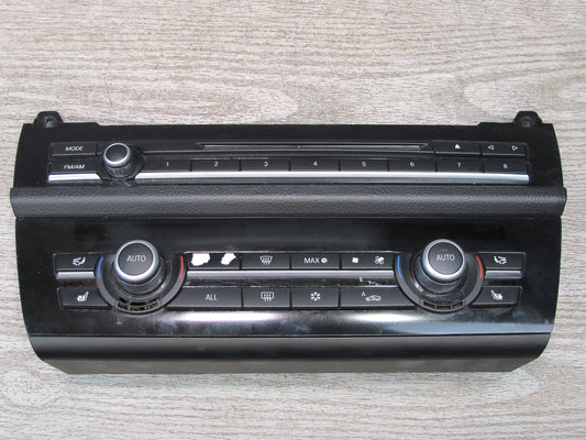 11-13 BMW F10 5-SERIES 550i Dash Radio CD Player A/C Heater Control Switch OEM