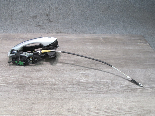 11-16 BMW F10 550i Front Left Door Exterior Handle Silver w Comfort Access OEM
