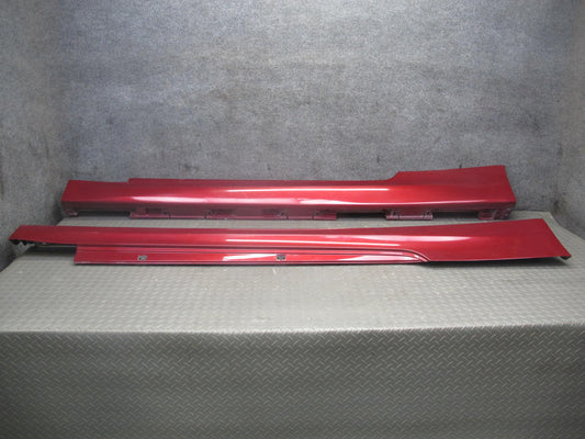 10-15 Lexus IS350 IS250 Convertible Left & Right Side Skirt Rocker Panel RED OEM