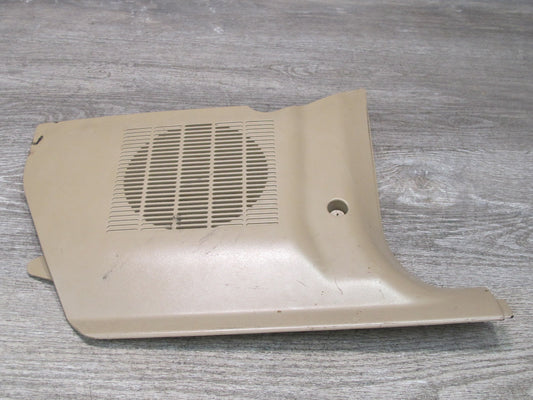 96-02 BMW E36/7 Z3 Right Passenger Side Kick Trim Speaker Cover Panel Beige OEM